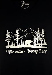 Divas on Fleek - Hike More - Worry Less T-shirt