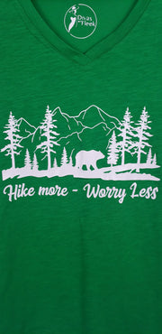 Divas on Fleek - Hike More - Worry Less T-shirt
