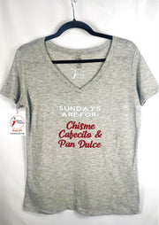 Divas on Fleek - Sundays Are For: Chisme, Cafecito & Pan Dulce T-Shirt