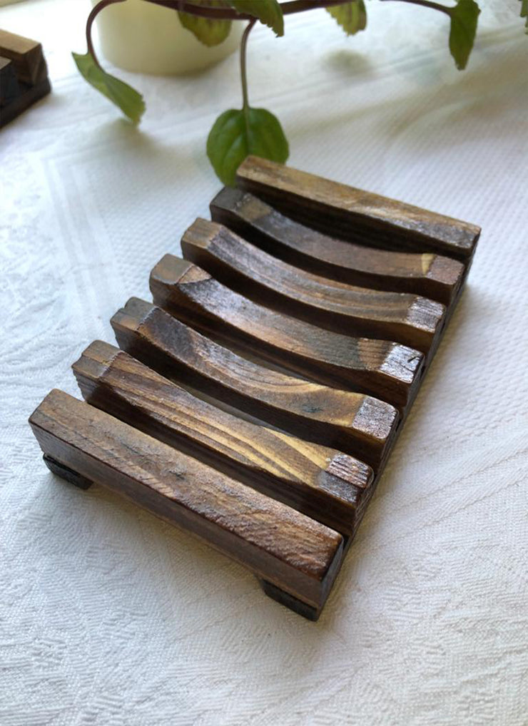 Wooden Bamboo Soap Tray